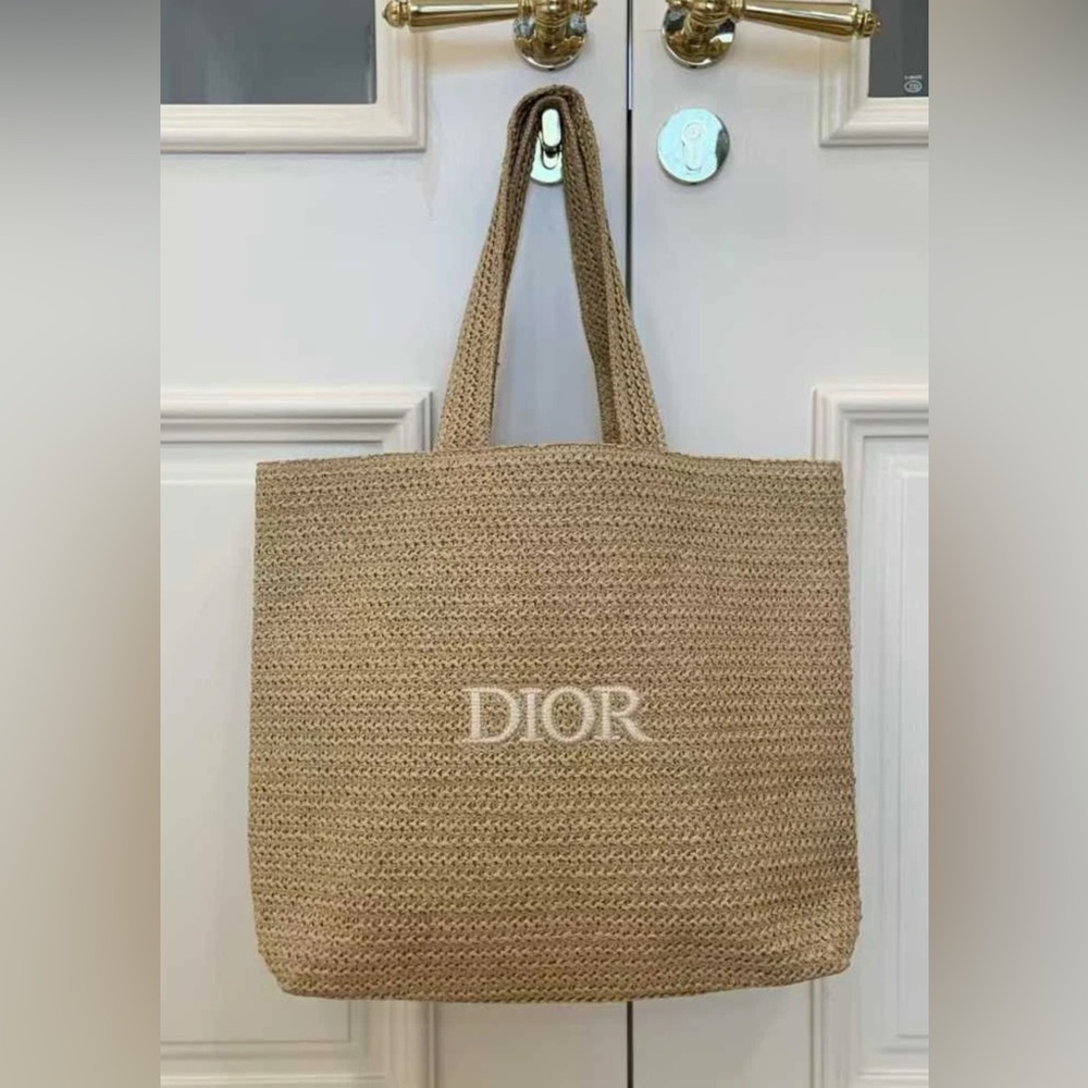 Dior Parfums Collection Woven Exclusive Tote Bag - Picture 11 of 12